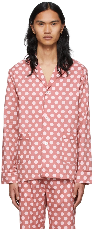 Shop Paul Smith Red Cotton Pyjama Shirt In 25 Reds