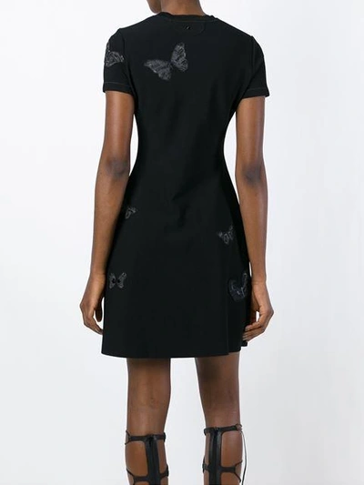 Shop Valentino Butterfly Embroidered Dress