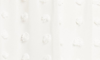 Shop Love By Design Kelsey Chiffon Mini Swiss Dot Dress In Gardenia