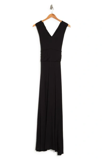 Shop Love By Design Joanna Tie Back Convertible Maxi Dress In Black