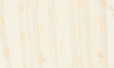 By Design Eve Chiffon Collared Button Front Blouse In Gardenia
