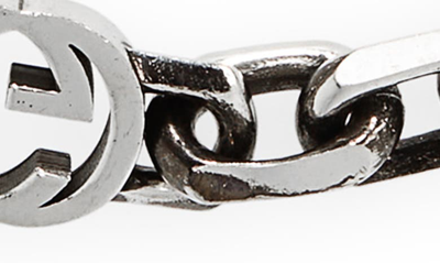 Shop Gucci Interlocking-g Chain Bracelet In Silver