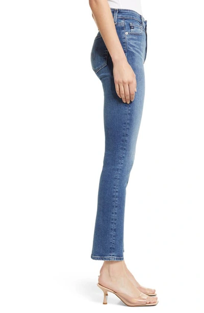 Shop Ag Mari High Waist Ankle Slim Straight Leg Jeans In Montecito