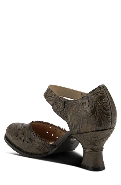 L'artiste Visionary Ankle Strap Sandal In Grey