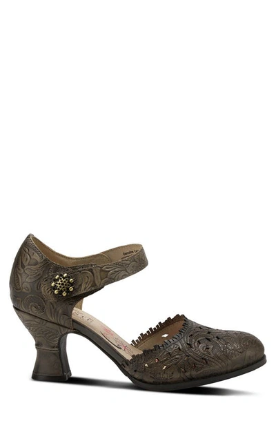 L'artiste Visionary Ankle Strap Sandal In Grey
