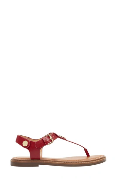 Tommy Hilfiger Bennia Sandal In Medium Red