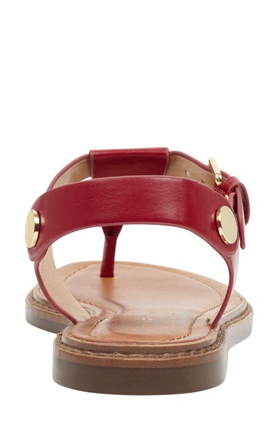 Tommy Hilfiger Bennia Sandal In Medium Red