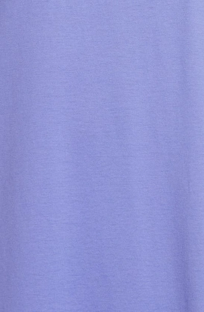 Shop Hanro Cotton Nightshirt In Violet Blue