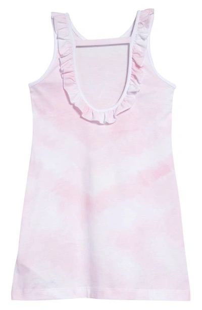 Shop Givenchy Kids' Tie Dye Cotton Dress In 44z Marshmallow