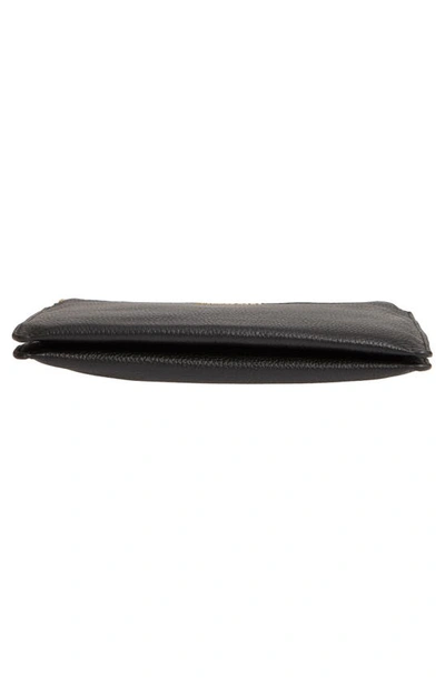 Shop Michael Michael Kors Leather Double Pouch Crossbody Bag In Black