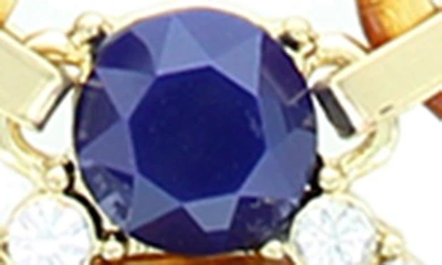 Shop Olivia Welles Jada Link Necklace In Gold / Tortoise