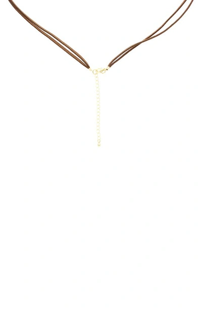 Shop Olivia Welles Chynna Bold Necklace In Gold / Turquoise