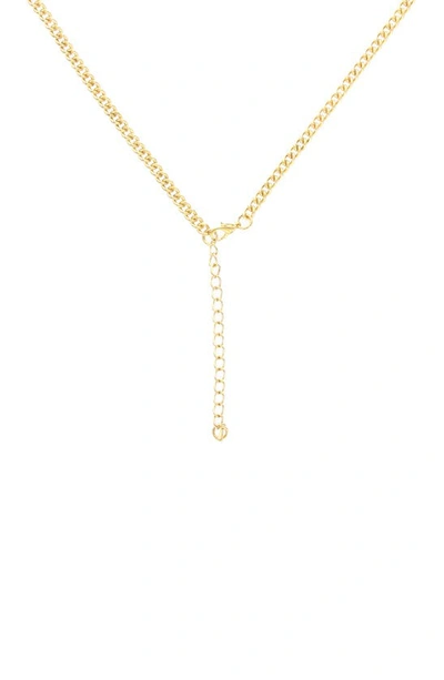 Shop Olivia Welles Ornate Ivory Necklace In Gold / Beige