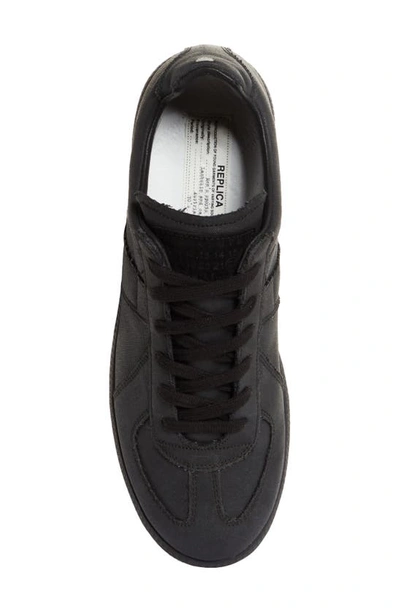 Shop Maison Margiela Replica Low Top Sneaker In Black