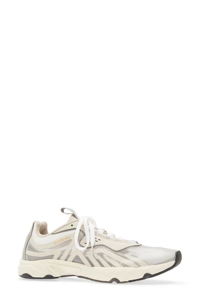 Shop Acne Studios N3w Sneaker In White/ Ivory/ Ivory