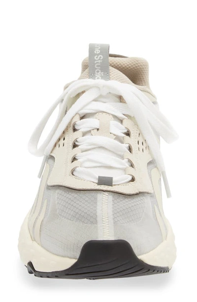 Shop Acne Studios N3w Sneaker In White/ Ivory/ Ivory