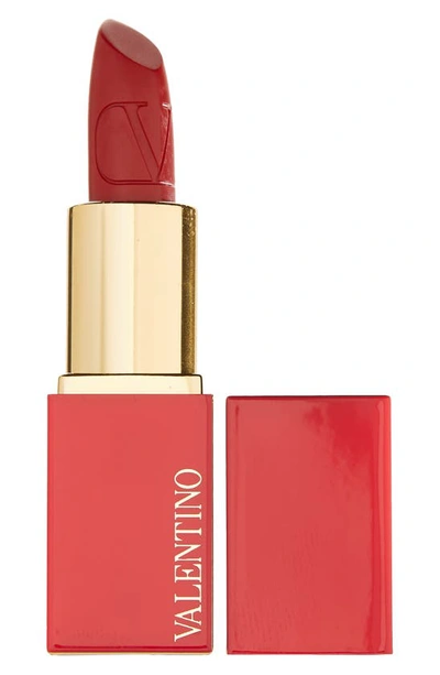 Shop Valentino Rosso  Mini Lipstick In 209a / Satin
