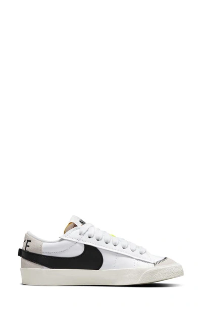 Shop Nike Blazer Low '77 Jumbo Sneaker In White/ Black/ White/ Sail