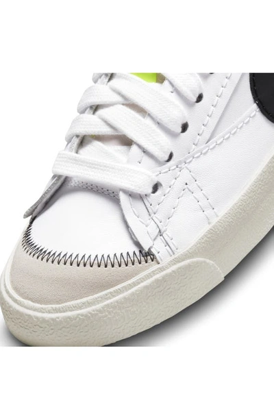 Shop Nike Blazer Low '77 Jumbo Sneaker In White/ Black/ White/ Sail