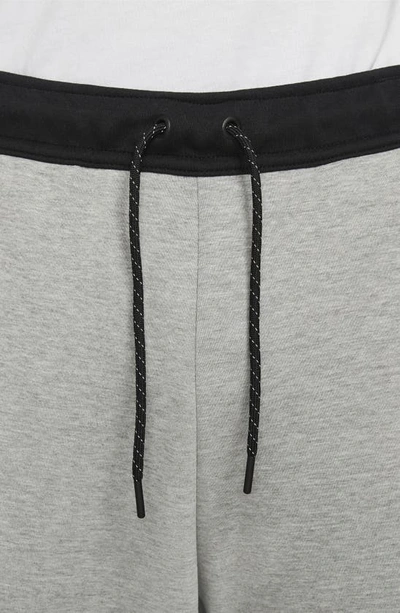 Shop Nike Tech Fleece Jogger Sweatpants In Black/ Dark Grey/ White