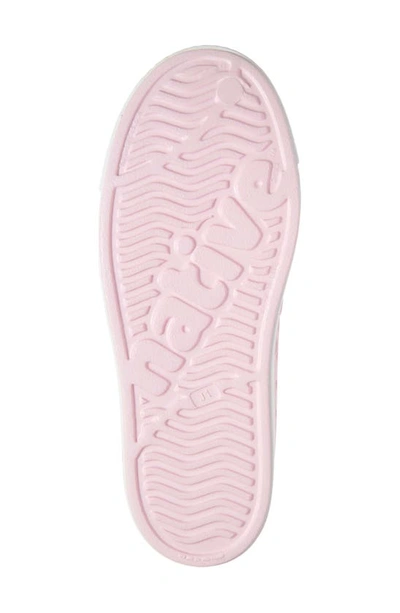 Native Shoes Jefferson Water Friendly Slip-on Vegan Sneaker In Milk Pink/ Shell White