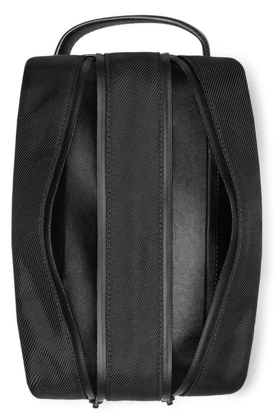 Shop Montblanc Night Flight Nylon Toiletries Case In Black