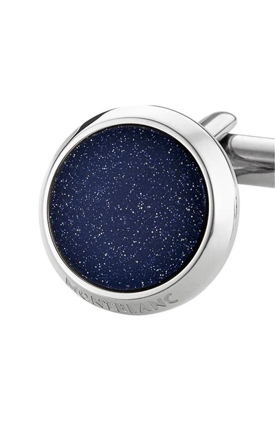 Shop Montblanc Goldstone Cuff Links In Stainless Steel