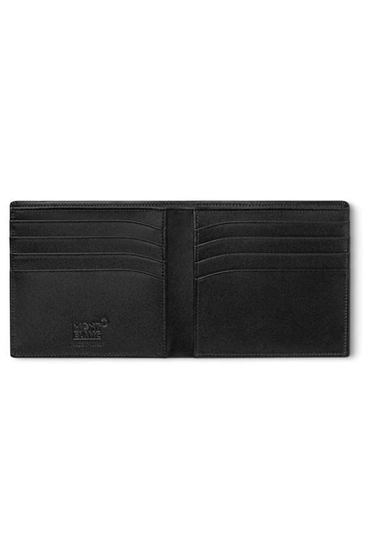 Shop Montblanc Meisterstück Leather Wallet In Black