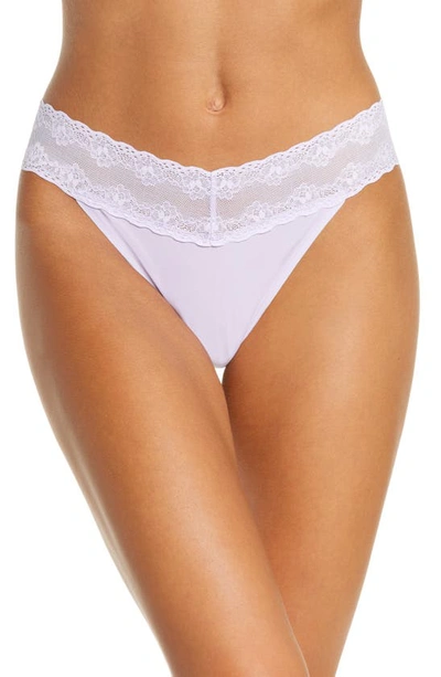 Shop Natori Bliss Perfection Thong In Grape Ice
