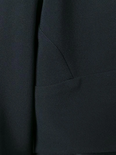Shop Antonio Berardi Curved Hem Bolero Jacket In Black