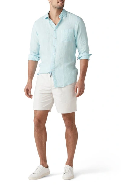 Shop Rodd & Gunn Coromandel Button-up Linen Shirt In Capri
