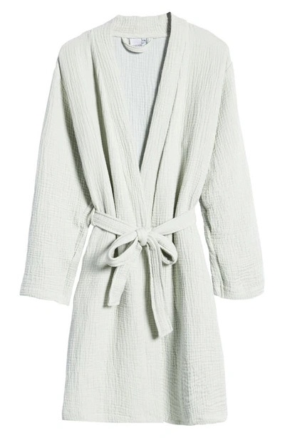 Shop House No. 23 Alaia Cotton Robe In Olive