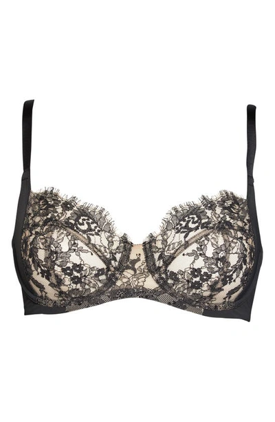 Skarlett Blue Entice Underwire Full Coverage Bra In Black / Nylon