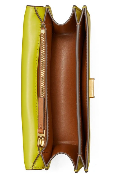 Tory Burch Small Eleanor Convertible Leather Shoulder Bag In Island  Chartreuse | ModeSens