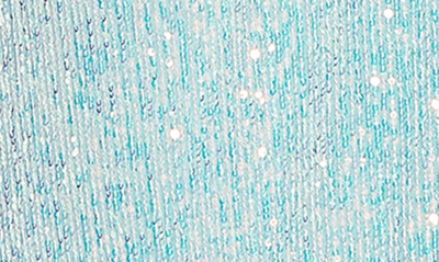 Shop Ieena For Mac Duggal One-shoulder Sequin Gown In Ice Blue