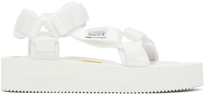 Shop Suicoke White Depa-v2po Sandals