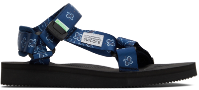 Shop Suicoke Navy Depa-cab-pt02 Sandals