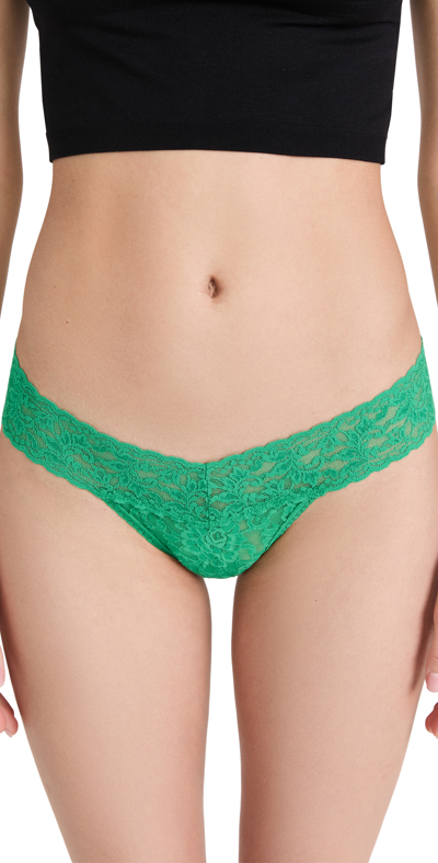 Shop Hanky Panky Signature Low Rise Thong In Grassland