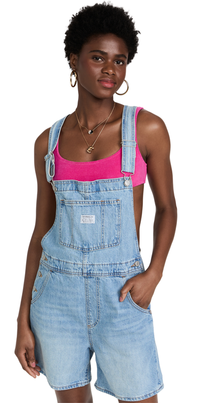 Shop Levi's Vintage Short Overalls In Sunset Skate