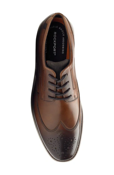 Rockport Garett Wingtip In Cognac