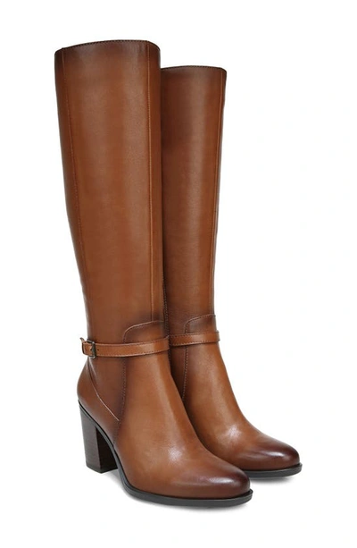 Shop Naturalizer Kalina Boot In Cider Spice Leather