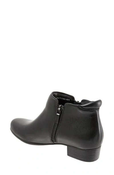 Shop Trotters Major Bootie In Black Leather
