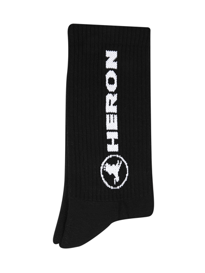 Shop Heron Preston Socks In Black