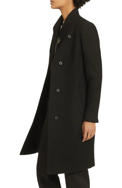 Shop Reiss Marcie Wool Blend Coat In Black