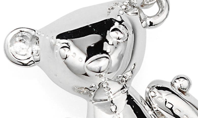Ambush Teddy Bear Pendant Necklace In Silver