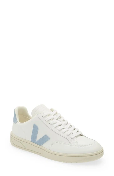 Shop Veja V-12 Low Top Sneaker In Extra White Steel