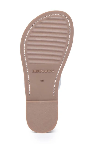 Shop Bernardo Footwear Leia Sandal In Silver