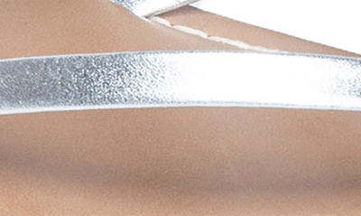 Shop Bernardo Footwear Leia Sandal In Silver