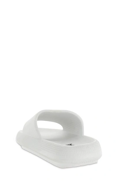 Mia Camyl Platform Slide Sandal In White