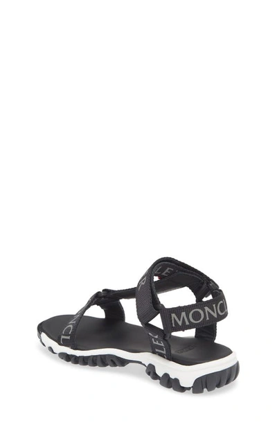 Shop Moncler Sunset Ii Sandal In Black